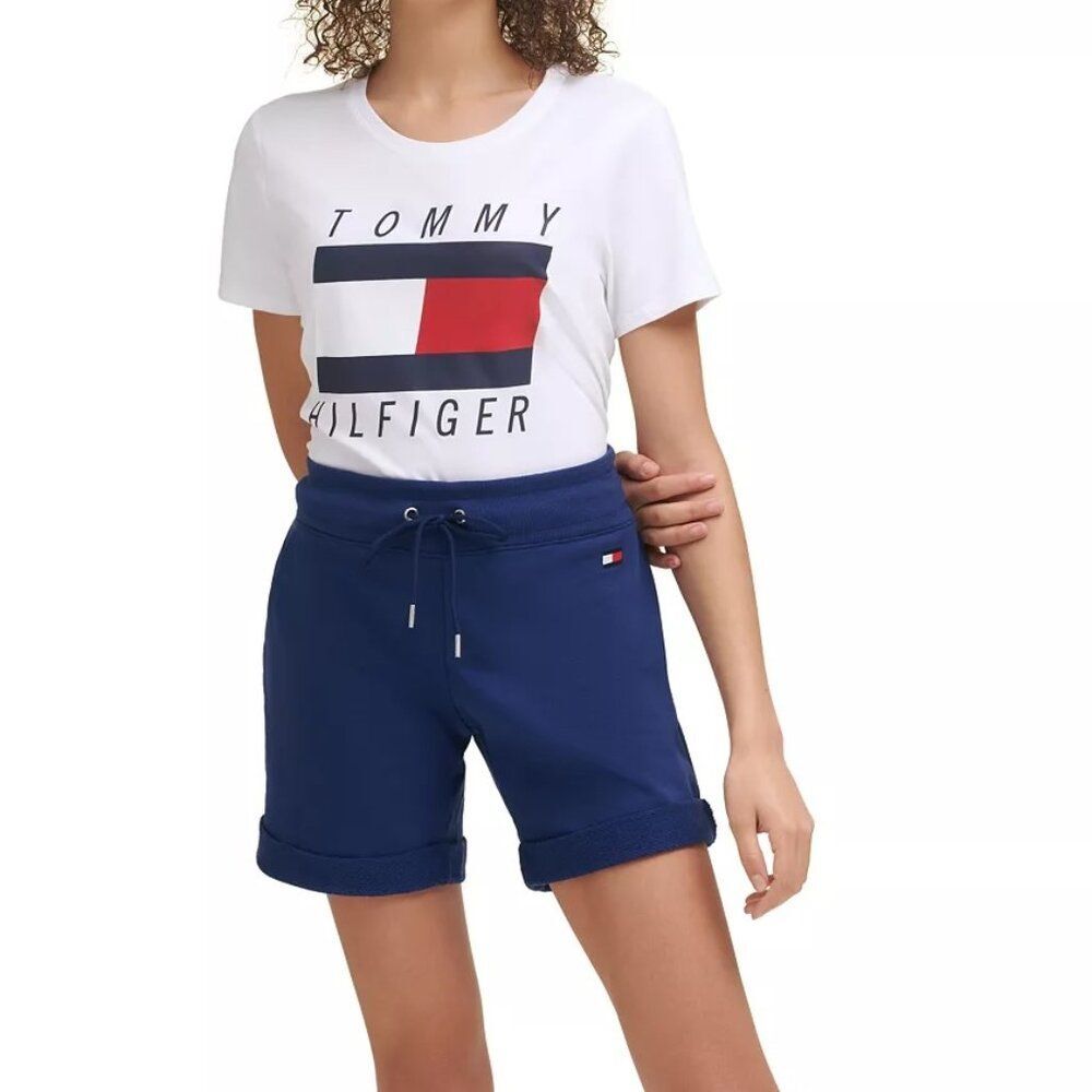 Tommy Hilfiger Cuffed Shorts Sweat-pant Material | Medium